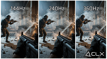 144Hz vs. 240Hz vs. 360Hz: Can You Actually Tell