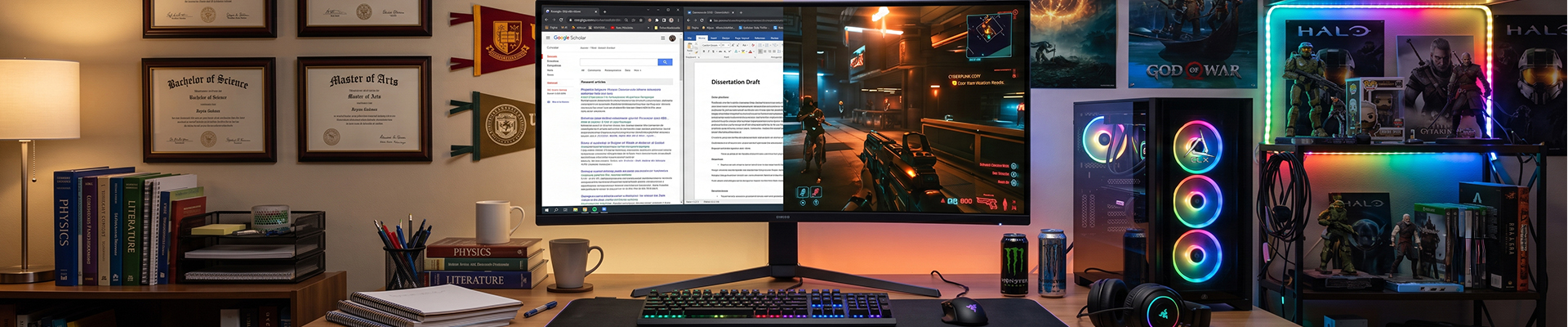 Can One PC Handle Gaming, School, and Work