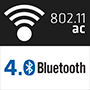 802.11ac Wireless + BT 4.0 Onboard