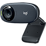 Logitech C310 HD Webcam - Black