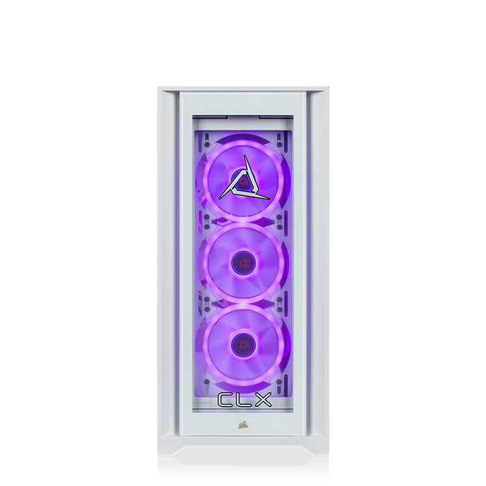 CLX HORUS GAMING PC - HORUS ICUE 5000X Mid Tower White - Image 2