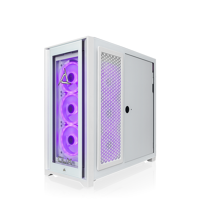 CLX HORUS GAMING PC - HORUS ICUE 5000X Mid Tower White - Image 5