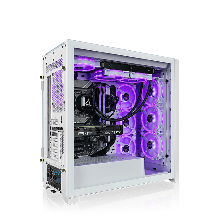 CLX HORUS GAMING PC - HORUS ICUE 5000X Mid Tower White - Image 6
