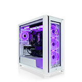 CLX HORUS GAMING PC - HORUS ICUE 5000X Mid Tower White - Thumbnail 1