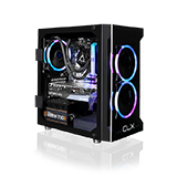 CLX SET ESSENTIAL BATTLEBOX GAMING PC - SET KARNAK Micro Tower Black - Thumbnail 1