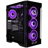 CLX SET AMD ULTRA GAMING PC - SET Talos E2 Elite Mid Tower Black - Thumbnail 2