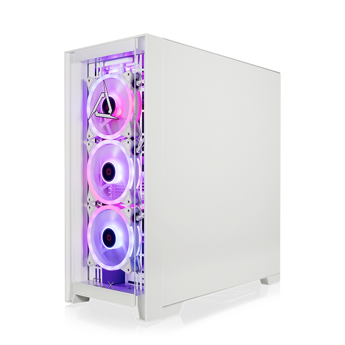 CLX SET ADVANCED GAMING DESKTOP - SET OBELISK Glass Mid Tower White - Image 4