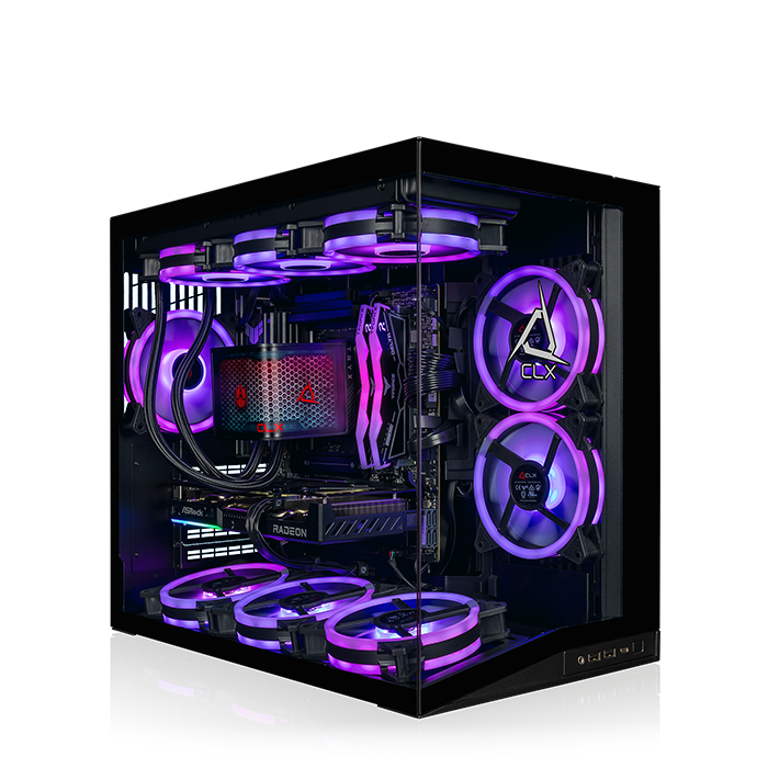 CLX SCARAB GAMING PC - SCARAB O11D Micro ATX V2 Black - Image 1
