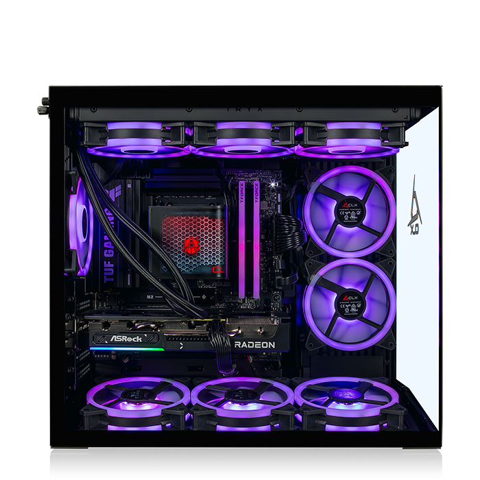 CLX SCARAB GAMING PC - SCARAB O11D Micro ATX V2 Black - Image 3