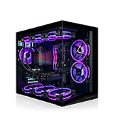 CLX SCARAB GAMING PC - SCARAB O11D Micro ATX V2 Black - Thumbnail 1