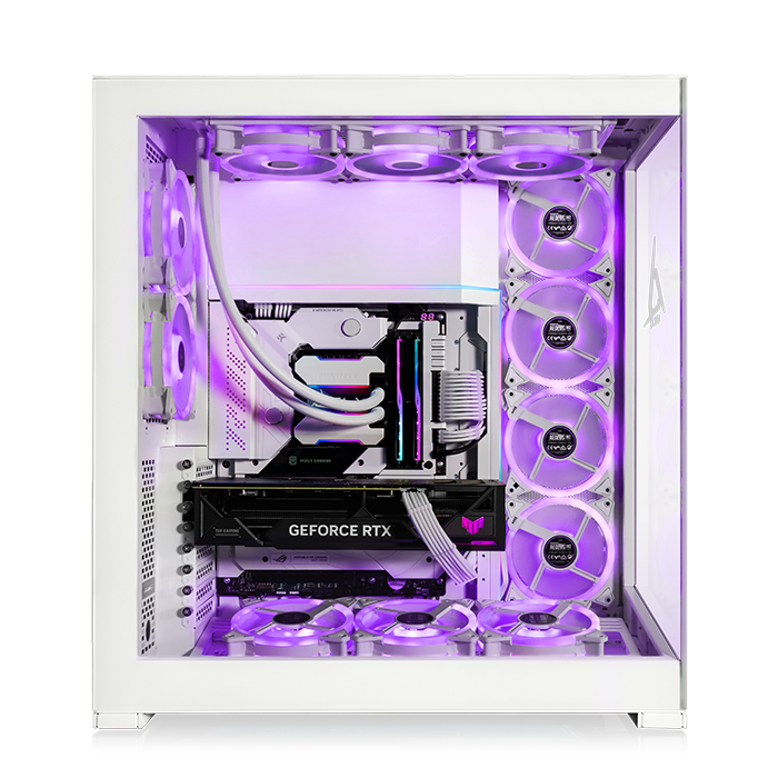 CLX RA INTEL ULTRA GAMING PC - RA NV7 Full Tower White - Image 3