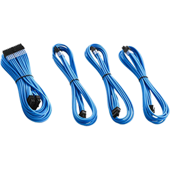 Sleeved Cable Set Light Blue