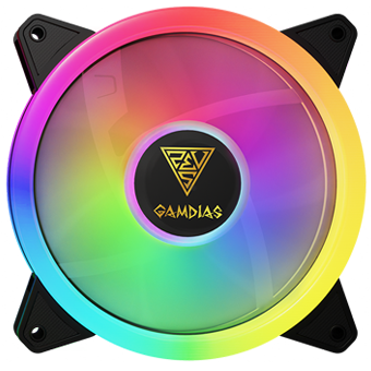 GAMDIAS AEOLUS M2 ARGB Fan Black