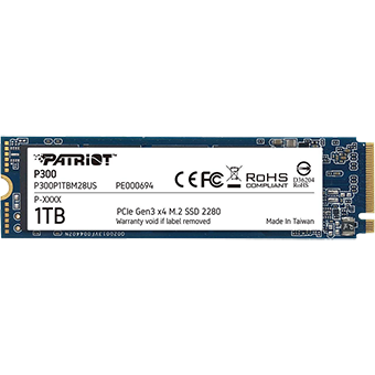 1TB Patriot P300 PCIe 3.0 M.2 NVMe
