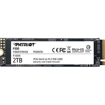 2TB Patriot P300 M.2 NVMe SSD