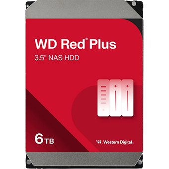 6TB 3.5in Western Digital Red HDD