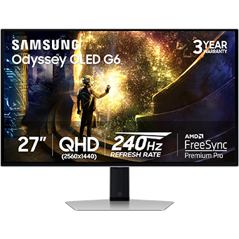 Samsung Odyssey OLED G6 27" F-Sync QHD