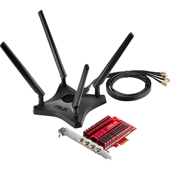 ASUS AC3100 WiFi PCIe adapter