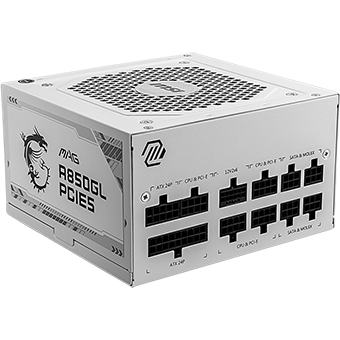 850 Watt MSI MAG A850GL PCIE5 80+ Gold