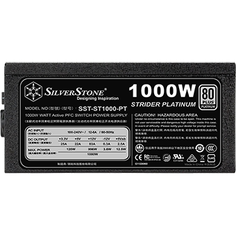 1000Watt SilverStone Strider 80+Platinum