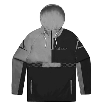 CLX GREY/BLACK WINDBREAKER - Small