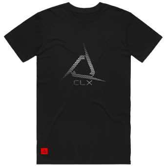 CLX BLACK TEE REFLECTIVE INK T-Shirt: L