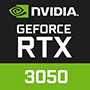 NVIDIA® GeForce® RTX™ 3050 6GB GDDR6
