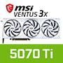 MSI® GeForce® RTX™5070 Ti Ventus 3X 16GB