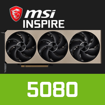 MSI®GeForce® RTX™5080 INSPIRE 16GB GDDR7