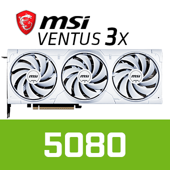 MSI®GeForce® RTX™5080 Ventus 16GB GDDR7