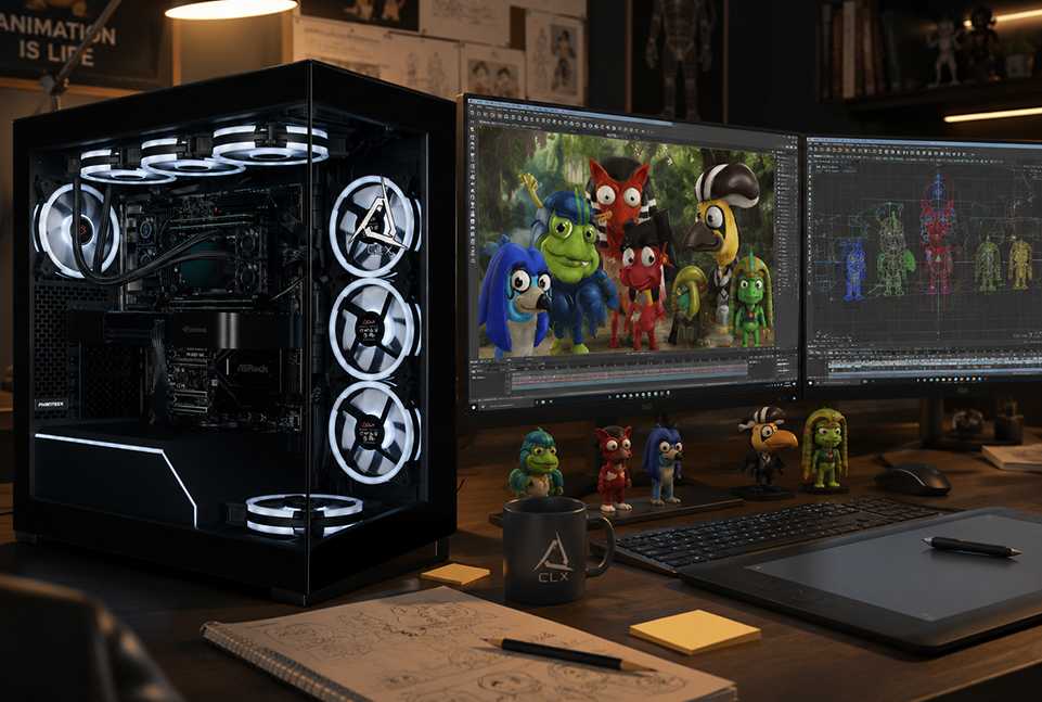 Accelerating Professional ai, graphics rendering, and compute workloads