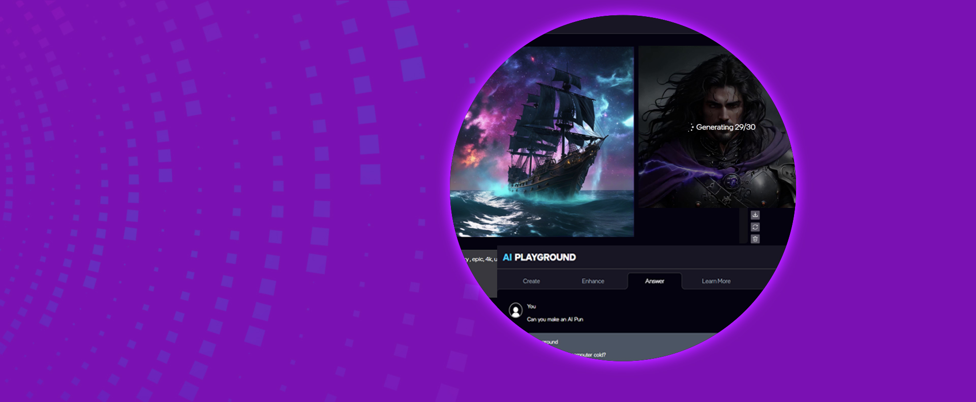 Built to explore AI background