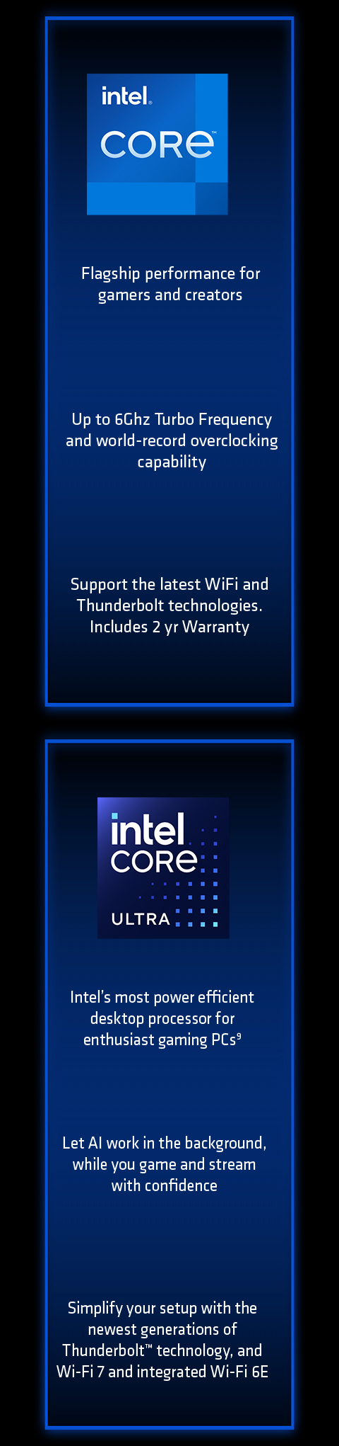 Intel® Core™ Ultra desktop processors