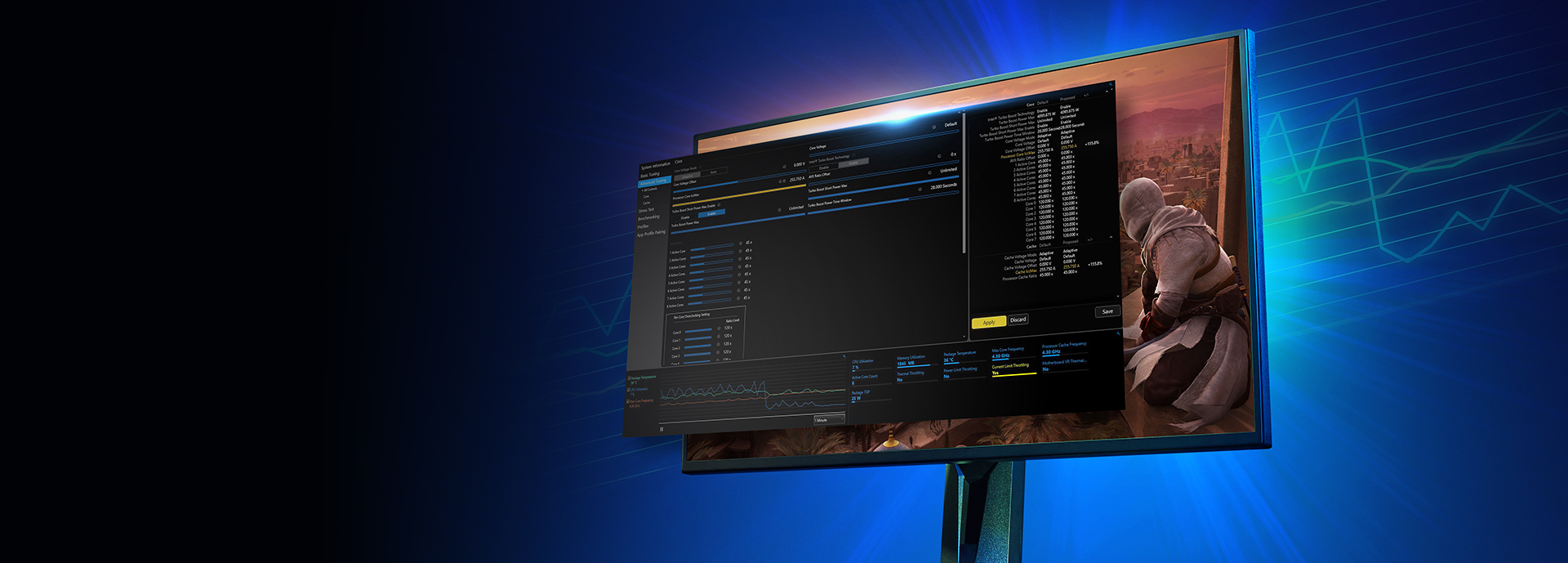 Overclock with ease background