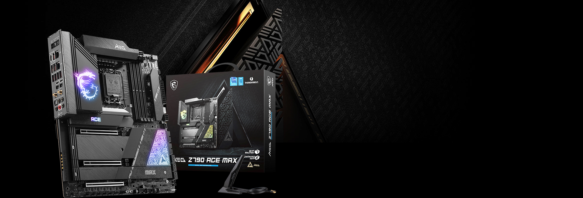 Powered by MSI background
