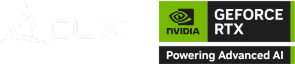 CLX and NVIDIA RTX Logos